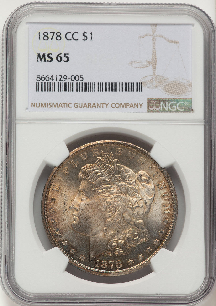1878-CC Morgan Dollar NGC MS65