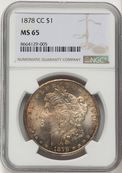 1878-CC Morgan Dollar NGC MS65