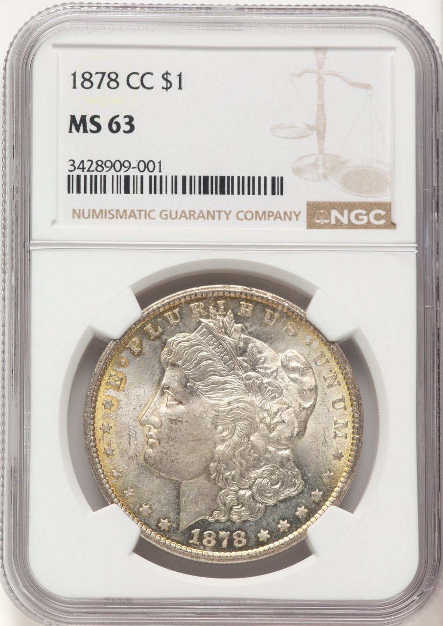 1878-CC Morgan Dollar NGC MS63
