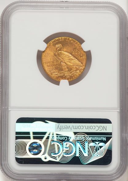 1909 $5 Indian Half Eagle NGC MS64