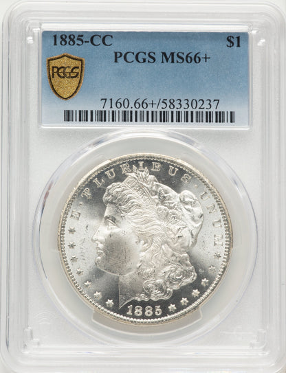 1885-CC Morgan Dollar PCGS MS66+