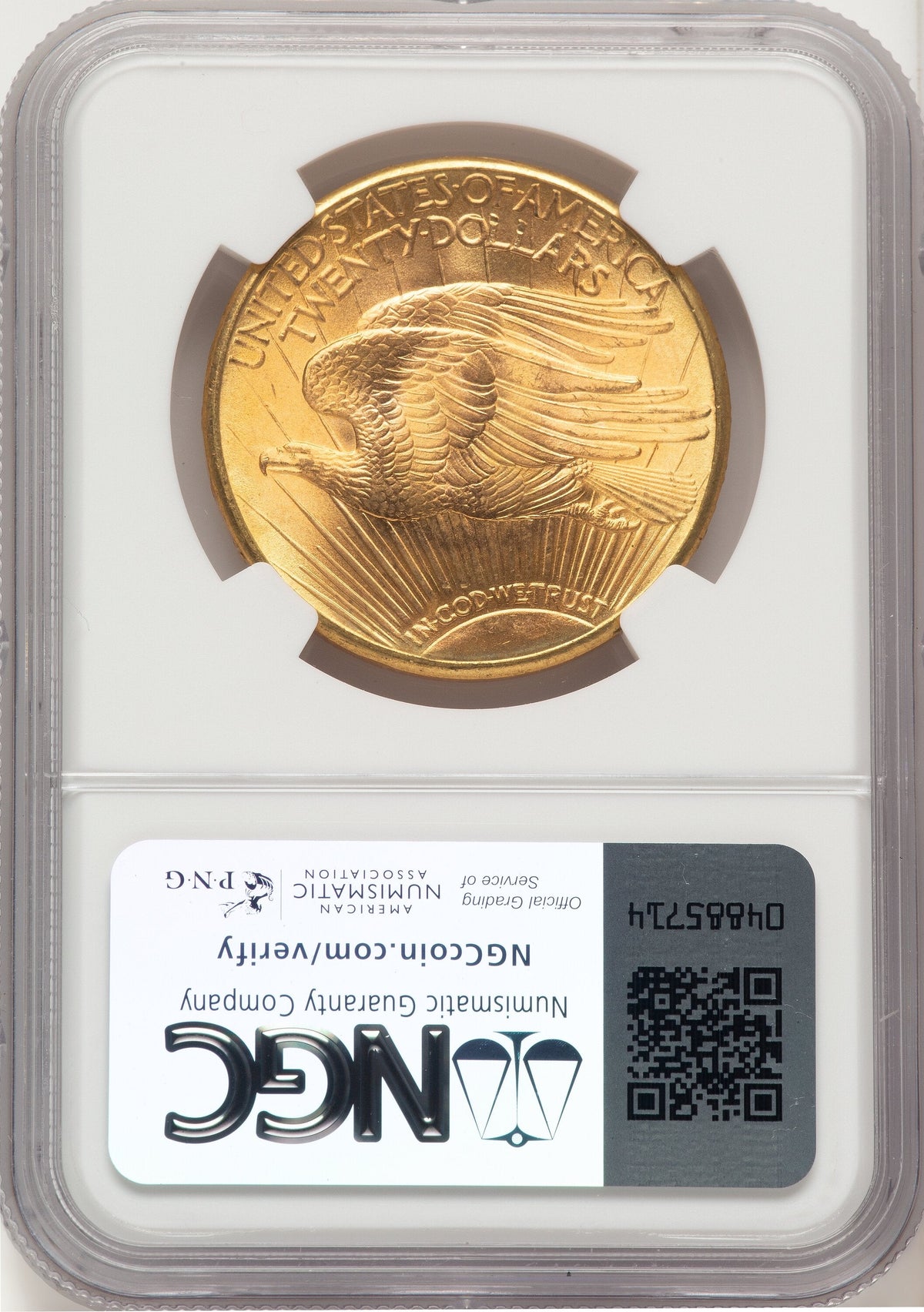 1923-D $20 Saint-Gaudens Double Eagle NGC MS67