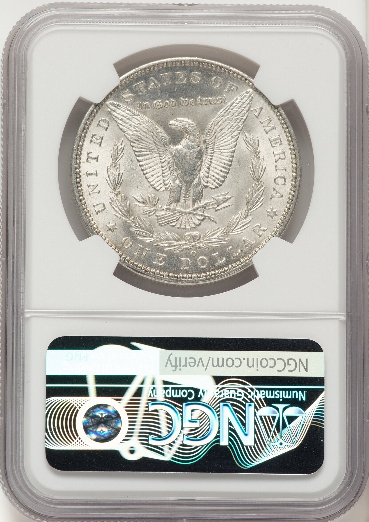 1892-O Morgan Dollar NGC MS64+