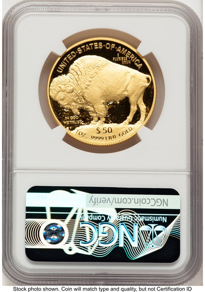 2018-W Proof Gold Buffalo 1 oz Brown Label NGC PF70