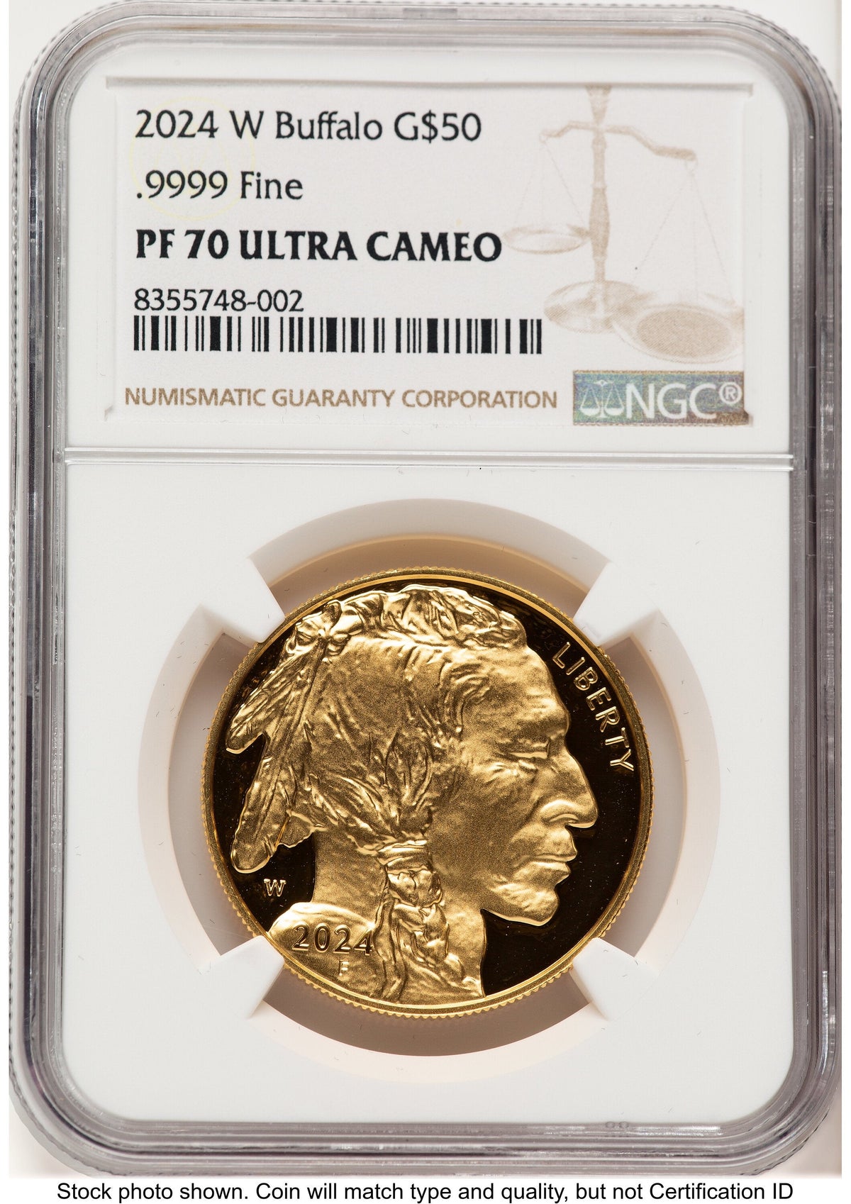 2024-W Proof Gold Buffalo 1 oz Brown Label NGC PF70