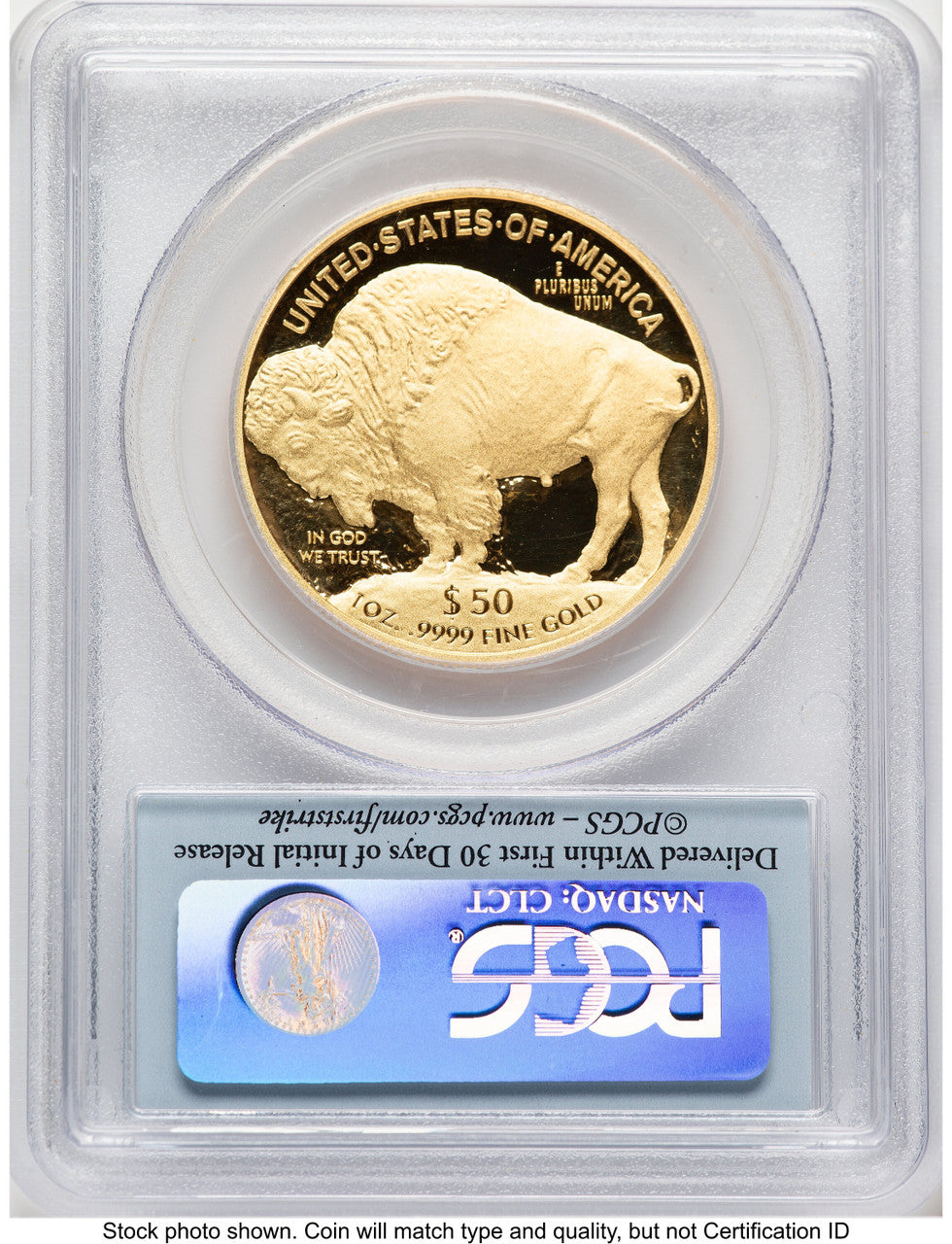 2009-W Proof Gold Buffalo 1 oz FS Bison Label PCGS PR70