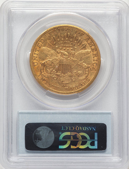 1883-CC $20 Blue Gradient Liberty Double Eagle PCGS XF45