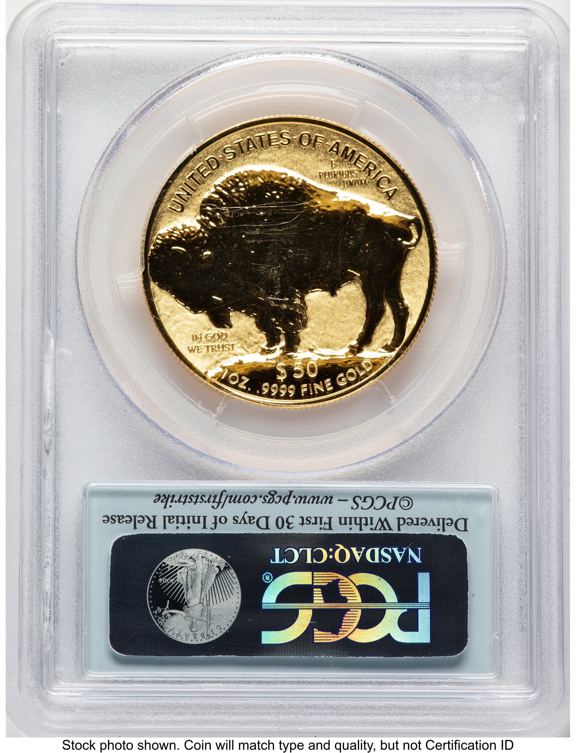 2013-W Reverse Proof Gold Buffalo 1 oz FS Bison Label PCGS PR70