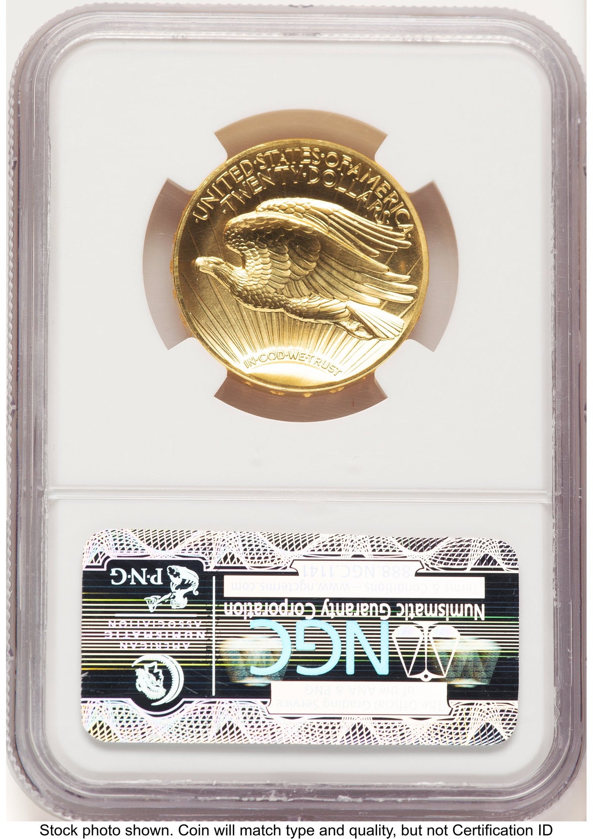 2009 G$20 Ultra High Relief Saint Gaudens Label NGC MS70