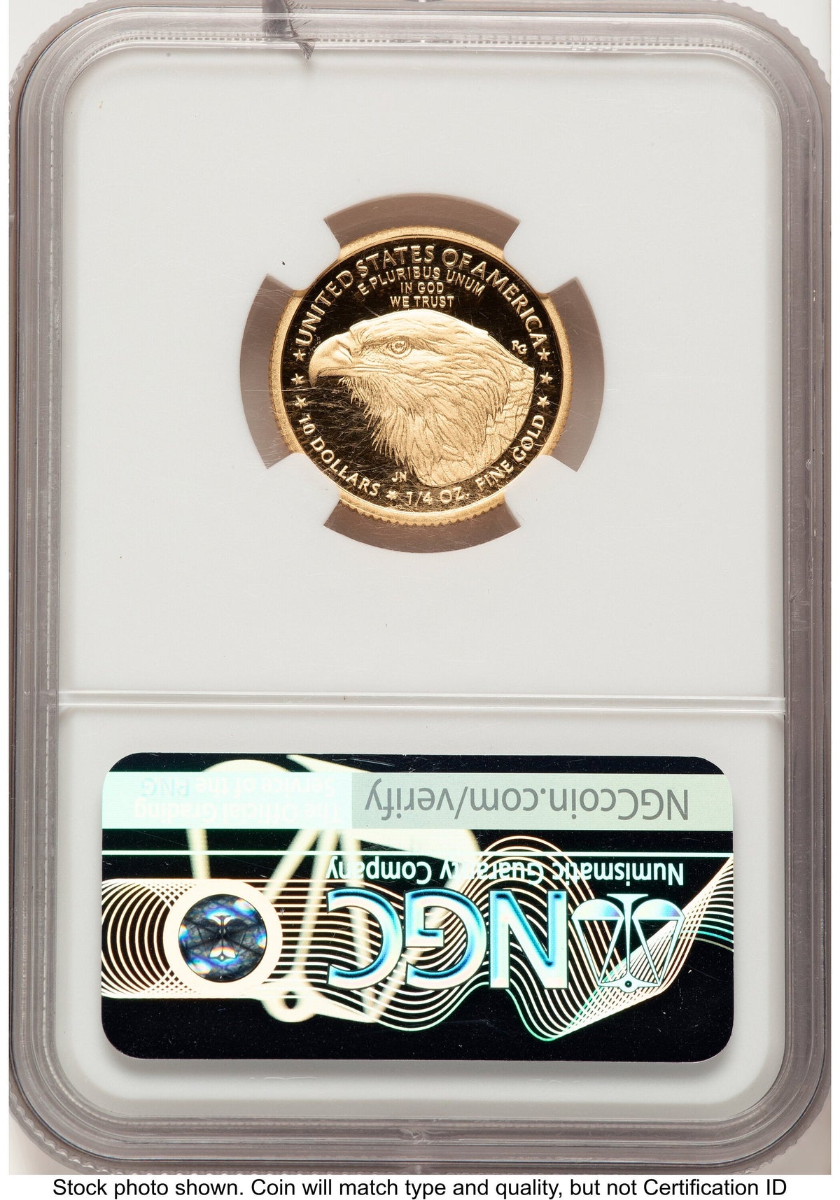 2023-W Proof Gold Eagle 1/4 oz NGC PF70 Ed Moy