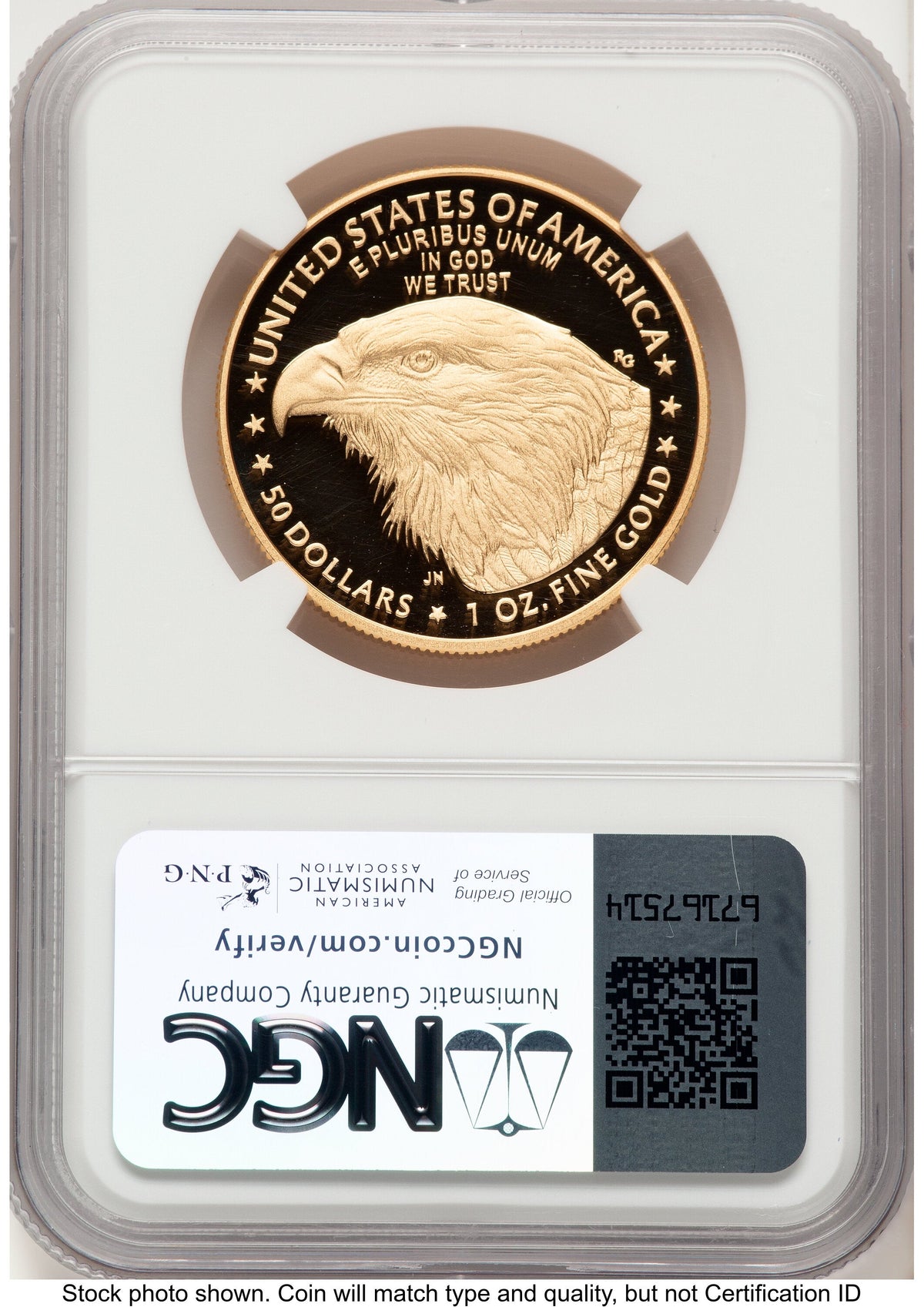 2024-W Proof Gold Eagle 1 oz NGC PF70 Ed Moy
