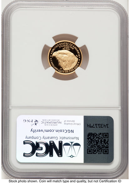 2024-W Proof Gold Eagle 1/10 oz NGC PF70 Ed Moy