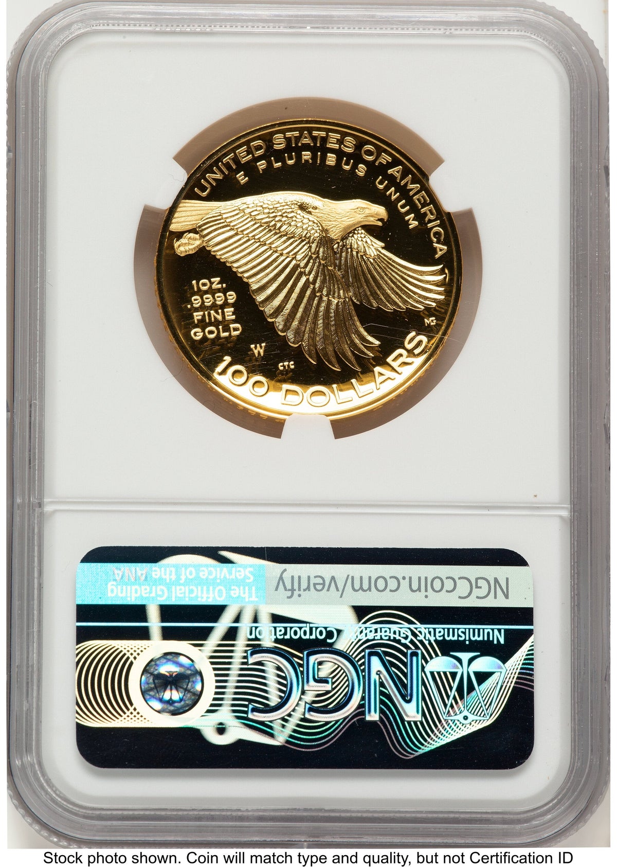 2017-W G$100 American Liberty High Relief Bunting Flag NGC PF70