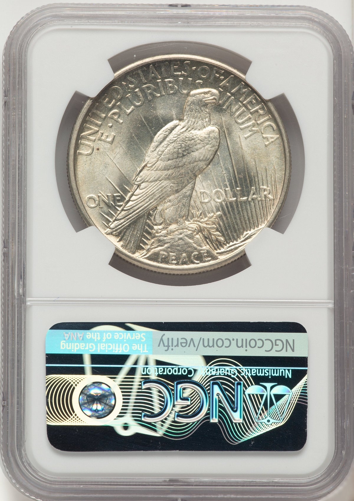 1921 Peace Dollar NGC MS66