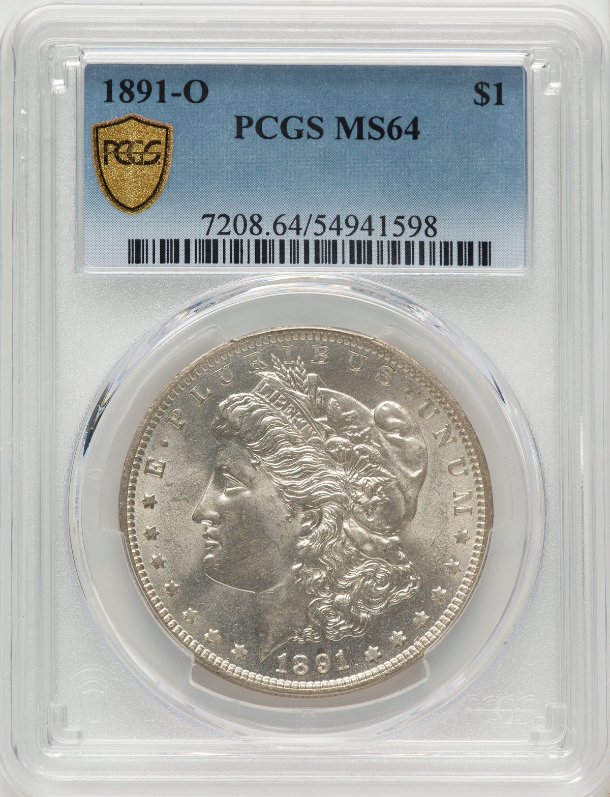 1891-O Morgan Dollar PCGS MS64