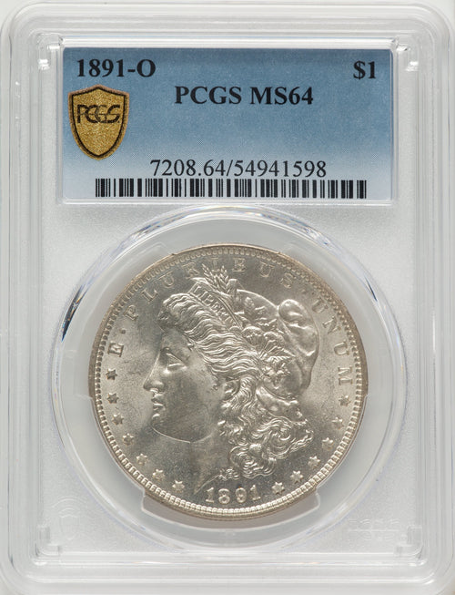 1891-O Morgan Dollar PCGS MS64