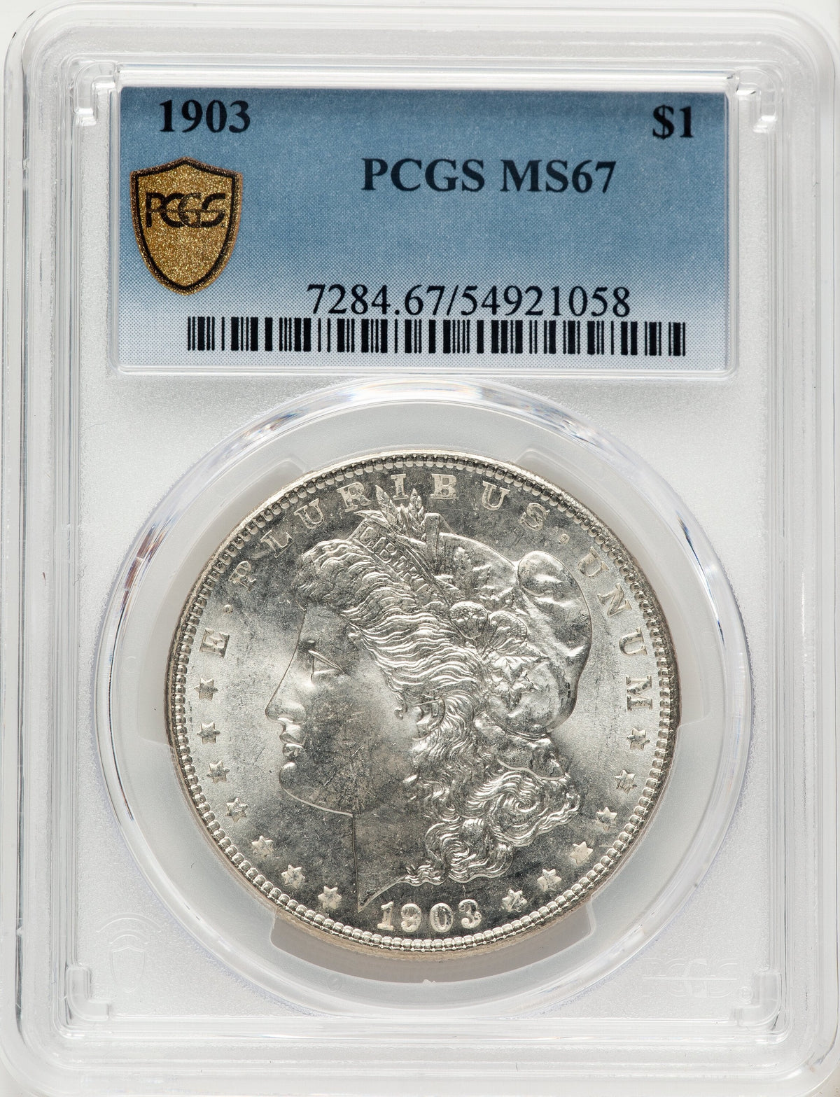 1903 Morgan Dollar PCGS MS67