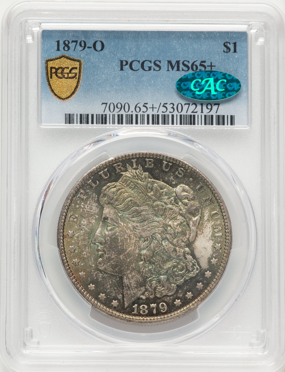 1879-O CAC Morgan Dollar PCGS MS65+