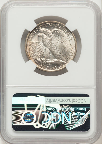 1943 50C Walking Liberty Half Dollar NGC MS68