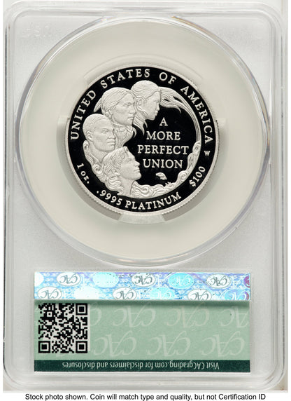 2009-W Proof Platinum Eagle 1 oz Non Designation CACG PR70