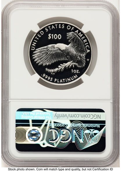 2018-W Proof Platinum Eagle 1 oz ER NGC PF70 Ed Moy
