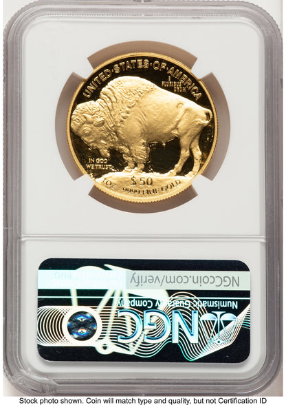 2022-W Proof Gold Buffalo 1 oz NGC PF70 Ed Moy