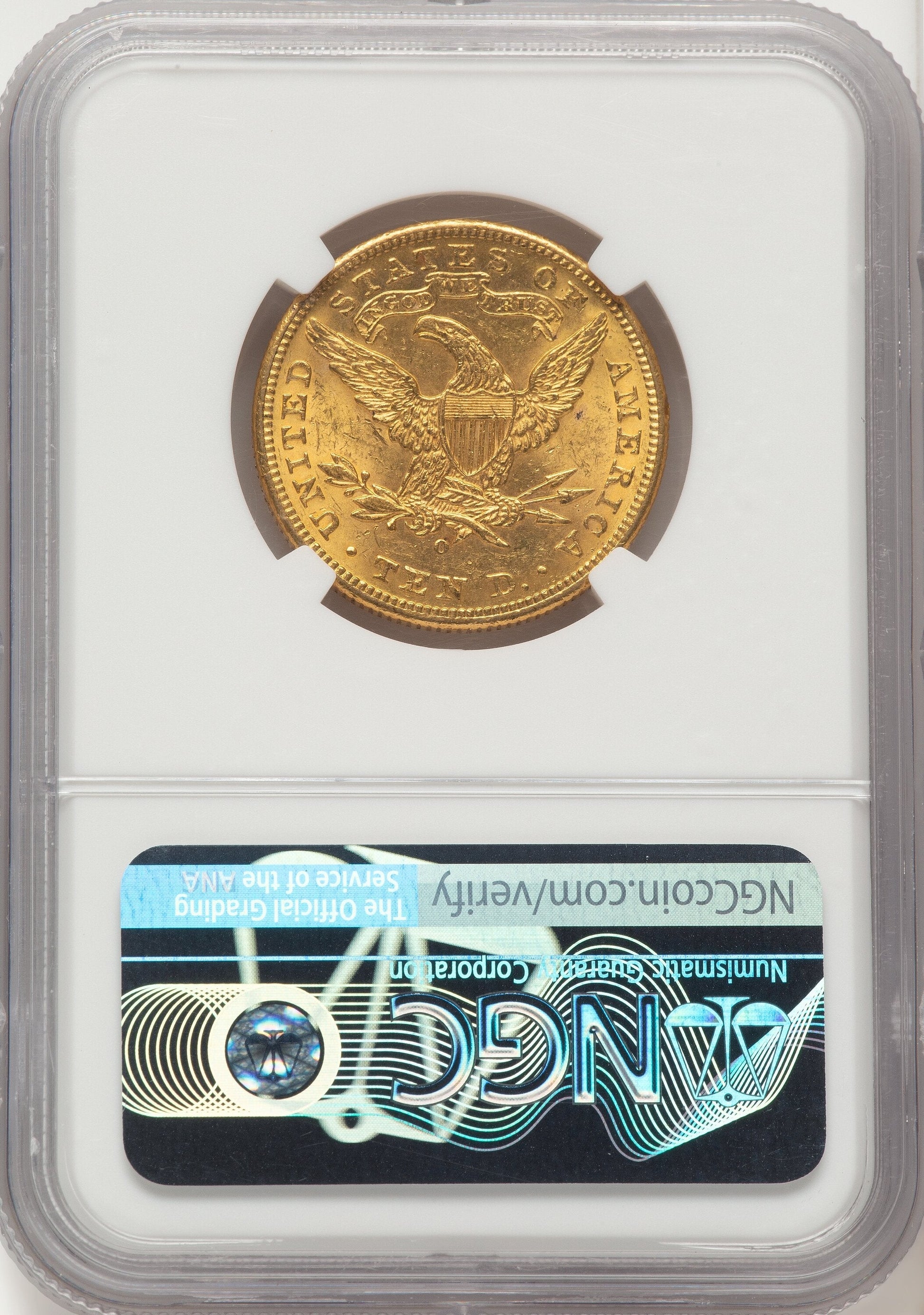1893-O $10 Liberty Eagle NGC MS61