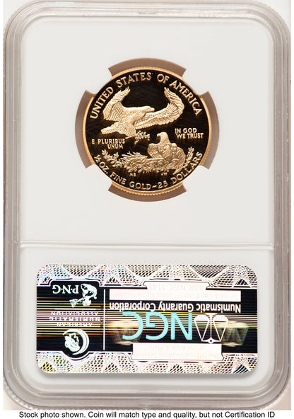 2005-W Proof Gold Eagle 1/2 oz Brown Label NGC PF70