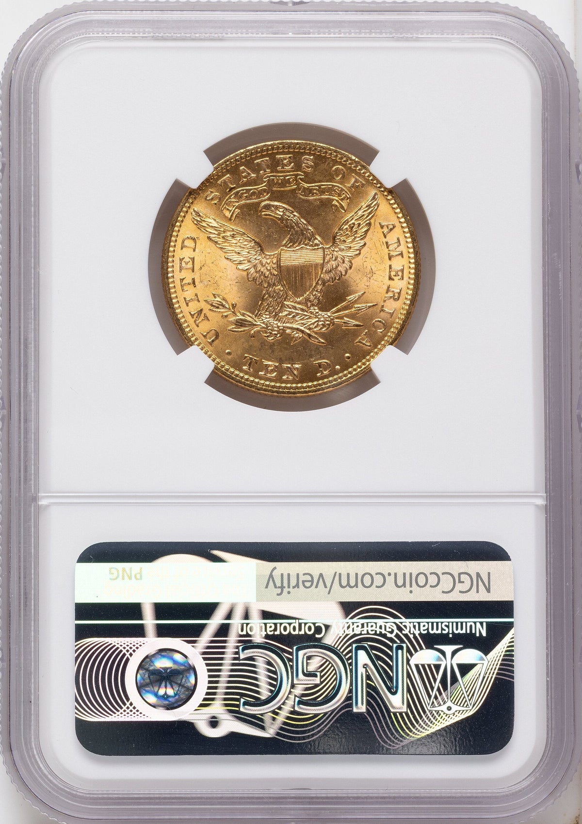 1901 $10 Liberty Eagle NGC MS65