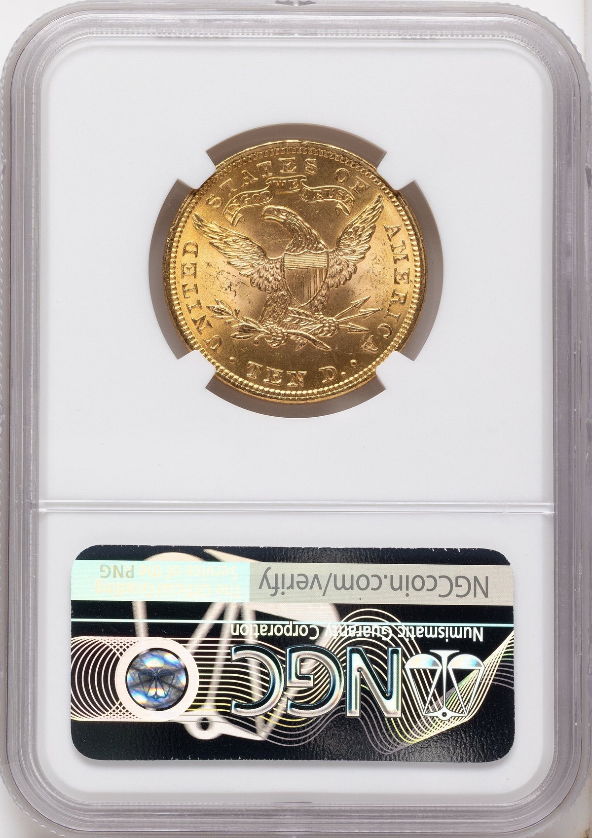 1901 $10 Liberty Eagle NGC MS65