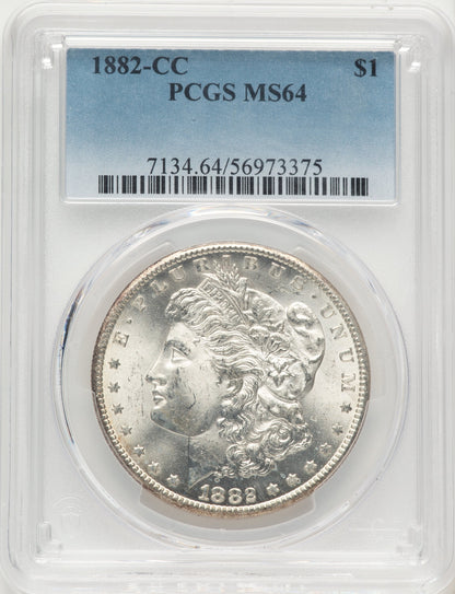 1882-CC Morgan Dollar PCGS MS64