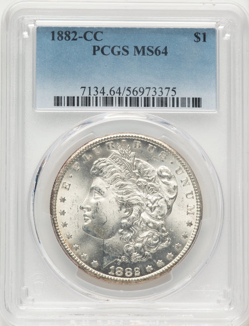1882-CC Morgan Dollar PCGS MS64