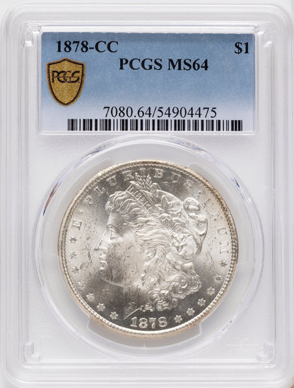 1878-CC Morgan Dollar PCGS MS64