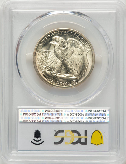 1942-S 50C Walking Liberty Half Dollar PCGS MS67