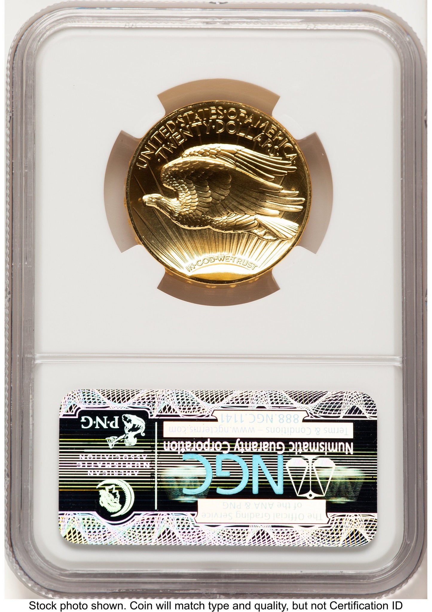 2009 G$20 Ultra High Relief PL Saint Gaudens Label NGC MS70