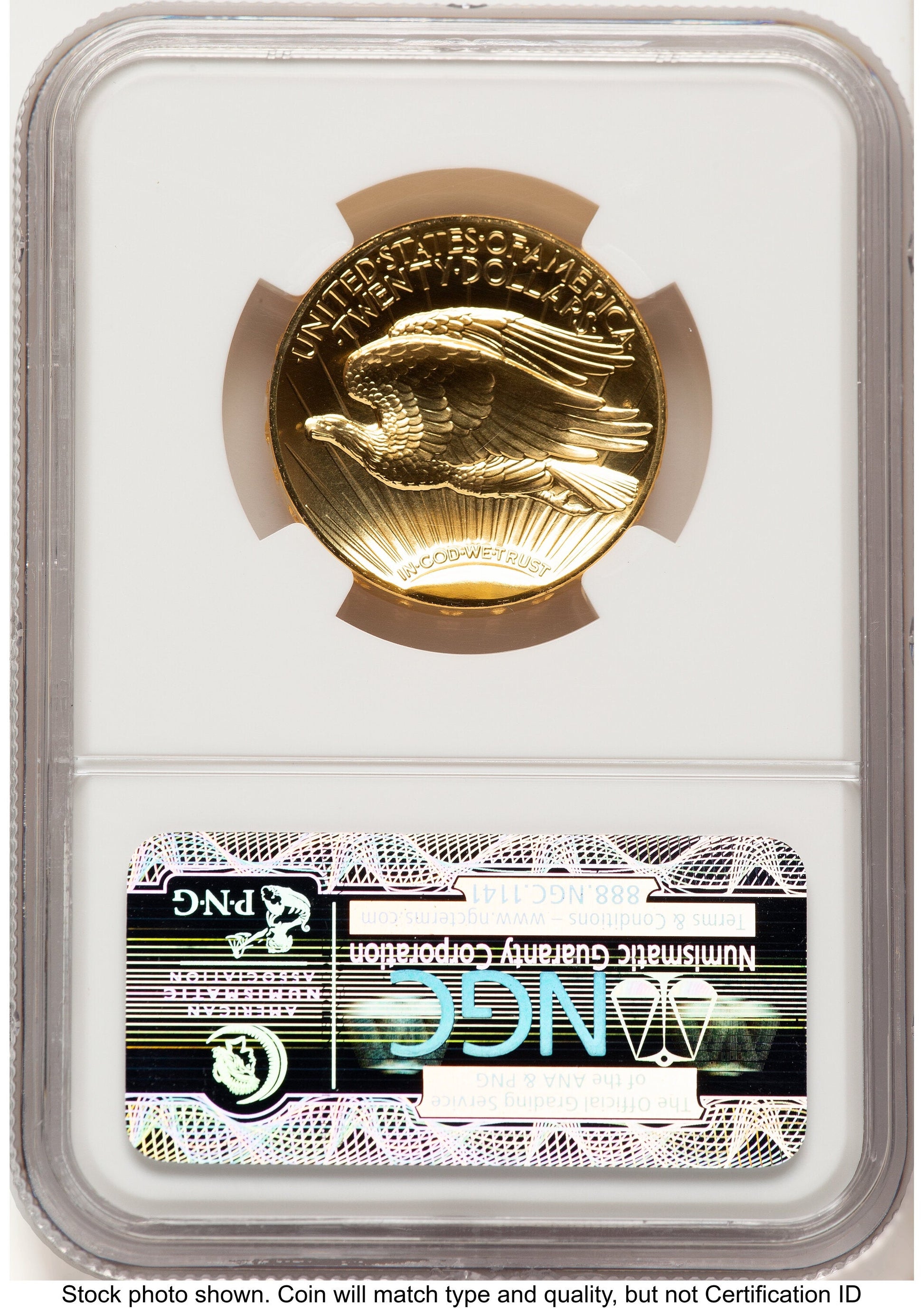 2009 G$20 Ultra High Relief PL Saint Gaudens Label NGC MS70