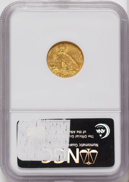 1911 $2.50 Indian Quarter Eagle NGC MS63