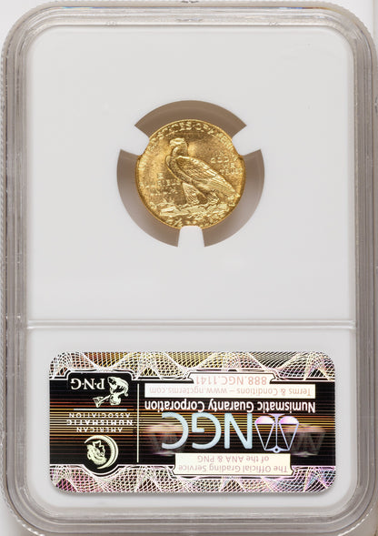 1908 $2.50 Indian Quarter Eagle NGC MS64