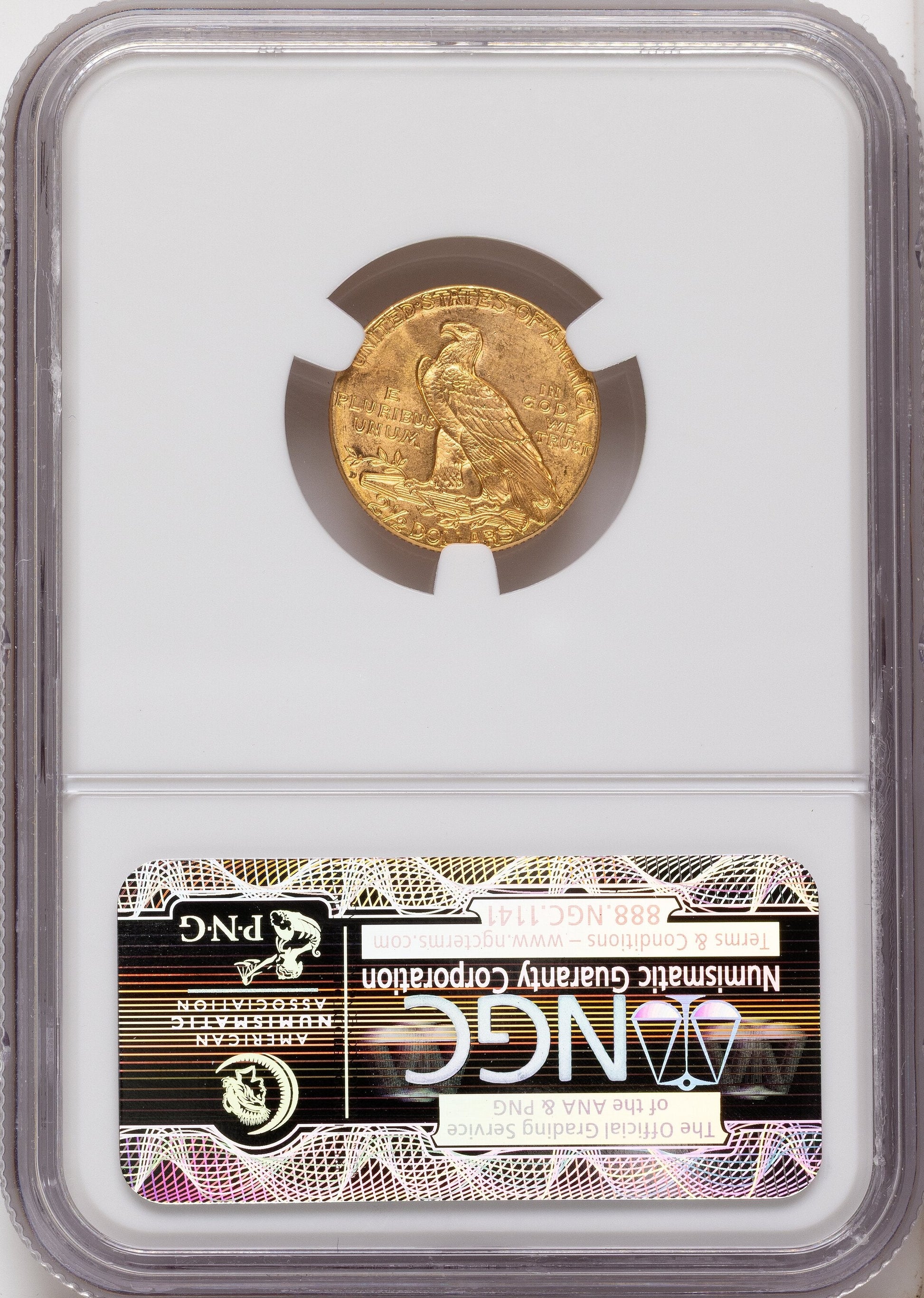 1925-D $2.50 Indian Quarter Eagle NGC MS65