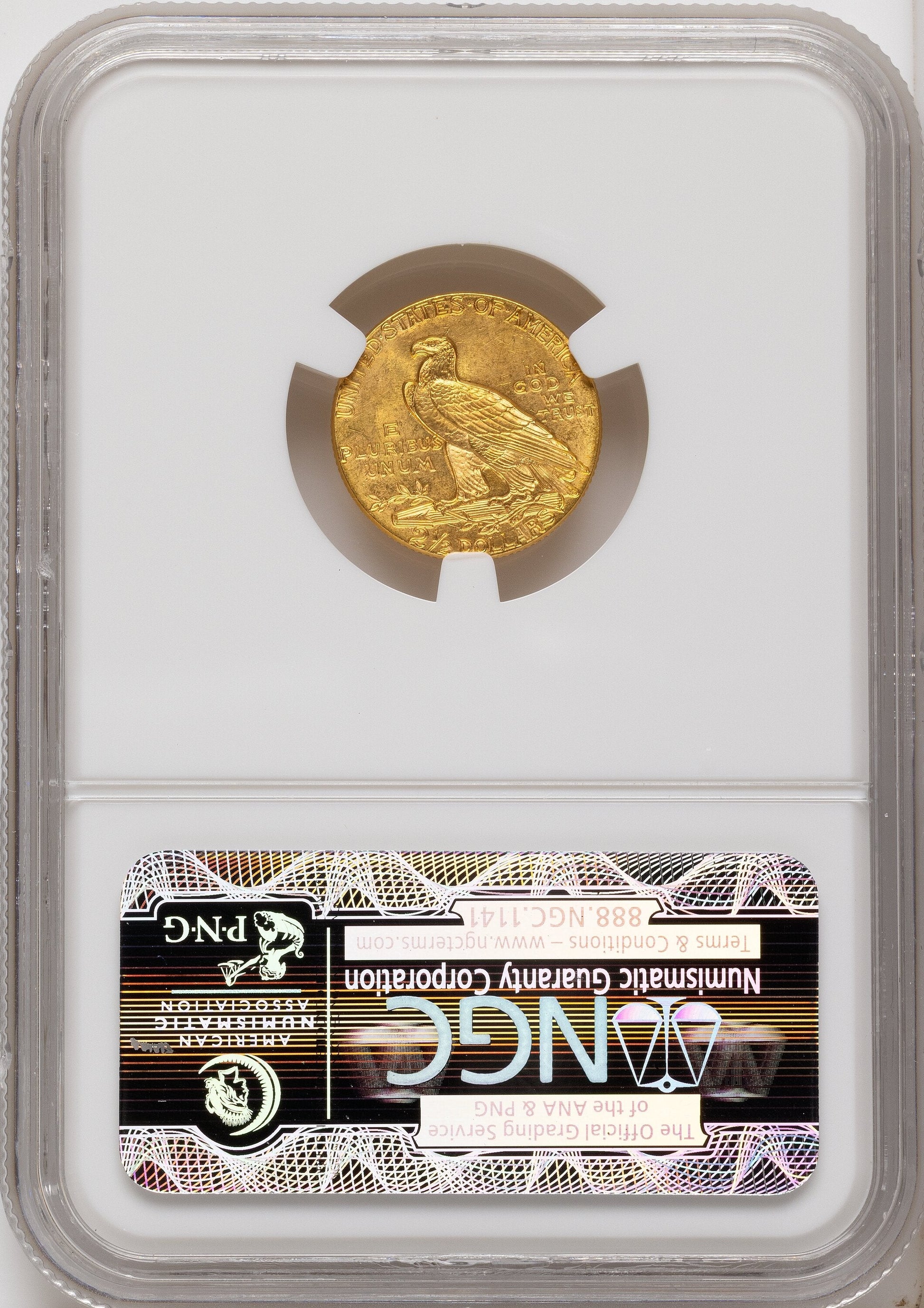 1927 $2.50 Indian Quarter Eagle NGC MS65