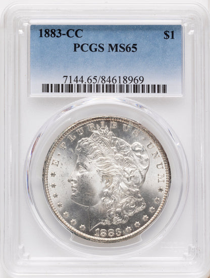 1883-CC Morgan Dollar PCGS MS65
