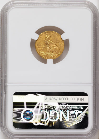 1911-D $2.50 Indian Quarter Eagle NGC MS62