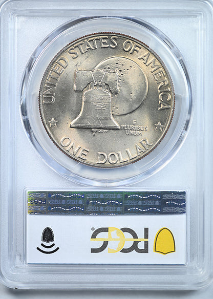 1976-D Type 2 Clad Eisenhower Ike Dollar $1 PCGS MS66+