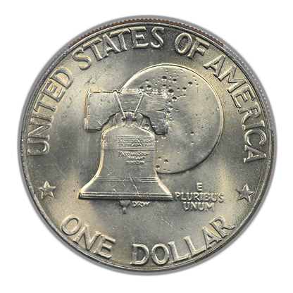 1976-D Type 2 Clad Eisenhower Ike Dollar $1 PCGS MS66+