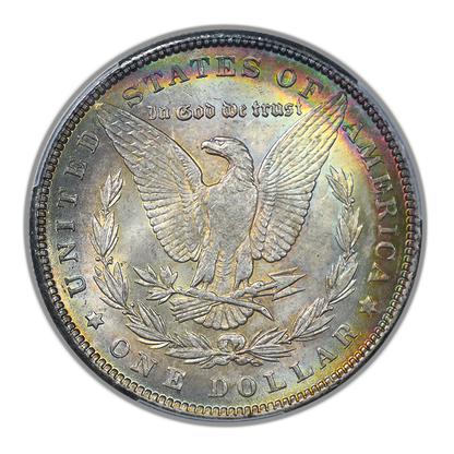 1889 Morgan Dollar $1 PCGS MS64 - TONED!