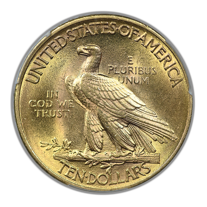 1911 Indian Head Gold Eagle $10 PCGS AU58+ CAC