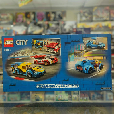 City Bundle Pack, 2 in 1 Gift Set (Sets 60256 and 60285 with Storage Case) - City Vehicles Gift Set, 66684 - City Set