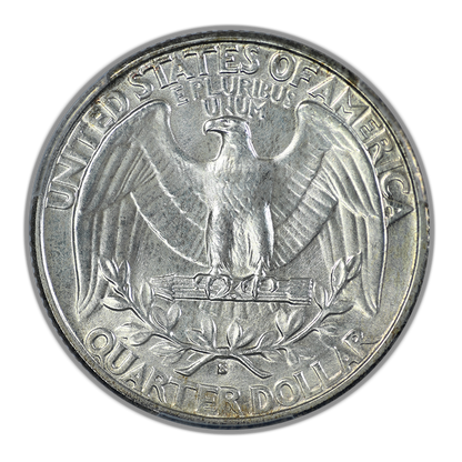 1932-S Washington Quarter 25C PCGS MS65 CAC - TONED!