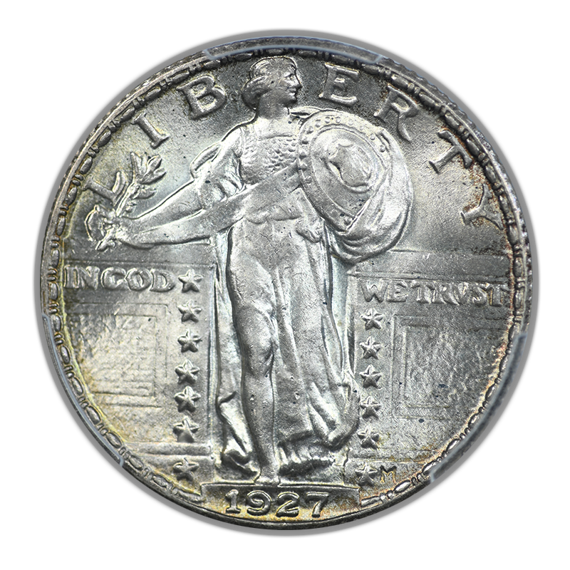 1927 Standing Liberty Quarter 25C PCGS MS64