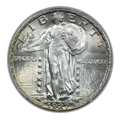 1927 Standing Liberty Quarter 25C PCGS MS64